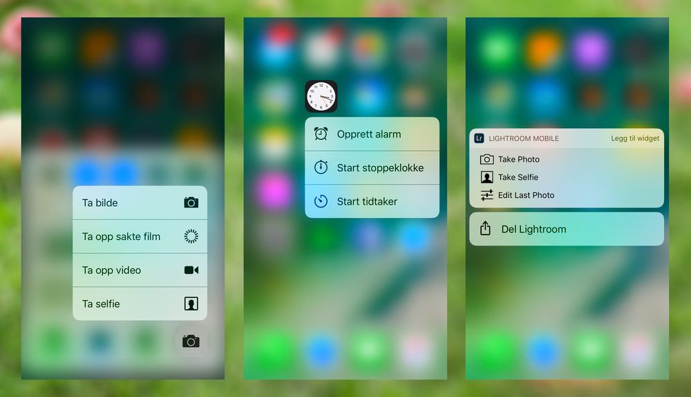 3D Touch gjennomsyrer stadig mer av iOS, og løsningen integreres også godt i tredjeparts apper.