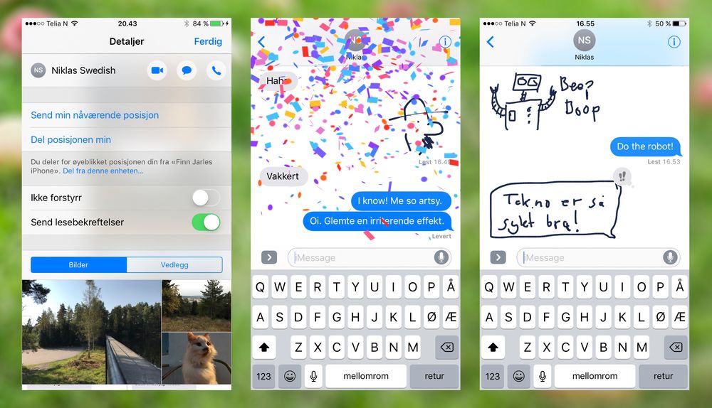 Vær forberedt på litt galskap hvis du legger inn iOS 10 på din gamle iPhone, eller kjøper en ny iPhone 7. Kanskje ikke så veldig nyttig, men tidvis morsomt og muligens litt irriterende og.