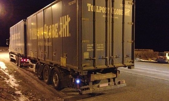 Brukte håndlykt som baklys
