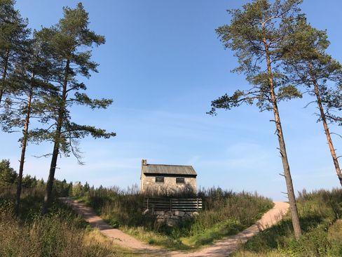 Det lille huset på prærien - også kjent som Steinbruvann. 1x zoom.