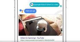 Ved hjelp av Google Assistant kan du bruke Allo til å søke etter masse rart inni selve meldingsvinduet.