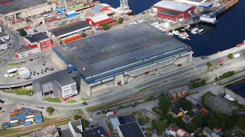 Ateas datasenter «Dora», som ligger i en toppsikret ubåthangar utenfor Trondheim. Foto: Atea.