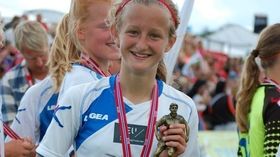 MARKERTE SEG: Guro Møller var en av spillerne som spilte godt under sluttspillet i Adidas Cup.