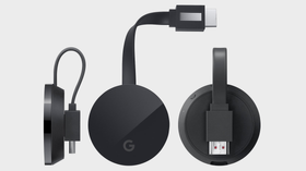 Slik ser 4K-Chromecast-modellen ut.