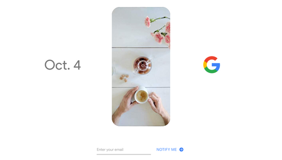Google har lagt ut dette teaser-bildet til sin lansering 4. oktober.