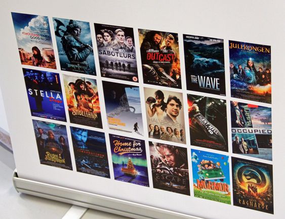 Noen av filmproduksjoner som har benyttet Drylabs system.