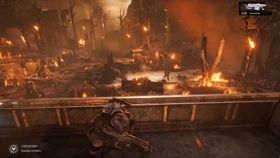 Skjermbilde fra Gears of War 4.