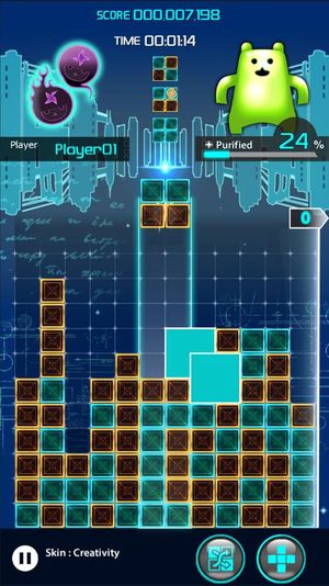 Lumines: Puzzle and Magic.