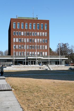 RÅDHUSET I SKI: Slik er Ski rådhus i dag.