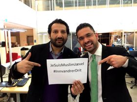 Januar 2015: Slik svarte Yama Wolasmal og Kadafi Zaman dagen etter at sistnevnte ble kalt «muslimjævel» på direkten.