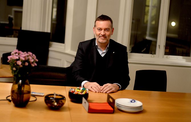 JAN ERIK LARSEN mister datteren på laget, men fortsetter å utvide Kruse Larsen AS. (Arkivfoto: Gard L. Michalsen)