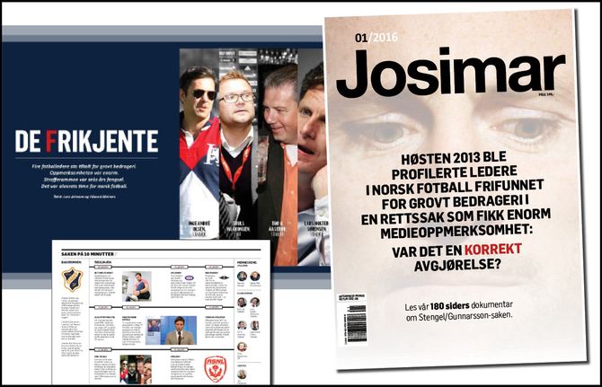 JOSIMAR viet i vår hele magasinet til en omfattende historie rundt den såkalte Gunnarsson-saken. (Faksimile: Josimar)