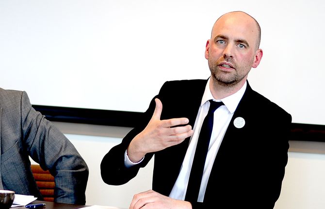 ARILD GRANDE, Aps mediepolitiske talsmann. (Arkivfoto: Gard L. Michalsen)