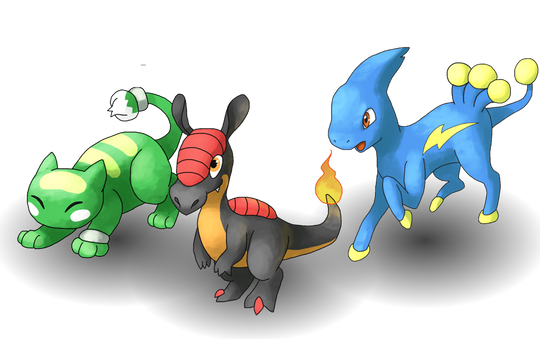 Tandors egne begynner-Pokémon.