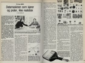 Teknisk Ukeblad intervjuet BMW om førerløse biler i 1984.