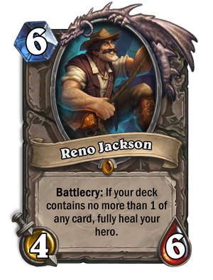 Reno Jackson er ansvarlig for mange unike og spennende kortstokker i Hearthstone.