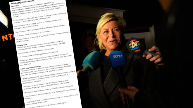 Statsbudsjettet: Her er alle lekkasjene
