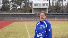 NØKTERN: Cecilie Berg-Hansen, hovedtrener for Kolbotn Kvinnefotball.