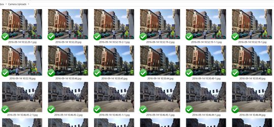 Mens SSD-en min gråter forsiktig, laster Dropbox opp absolutt alt. Som dette tydelig viser - jeg har ikke behov for hvert eneste bilde jeg tar.