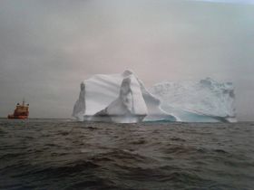 Det største isfjellet Randfonn var med på å flytte ble bereget å være på 8 millioner tonn.