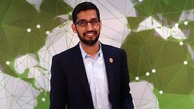 Google-sjef Sundar Pichai snakker også mye om talegjenkjenning for tiden.