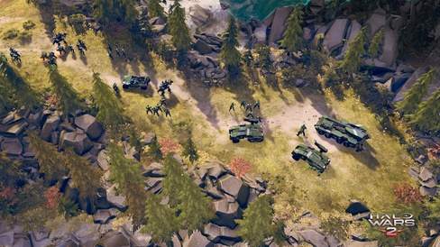 Konsollstrategi er tilbake i Halo Wars 2.