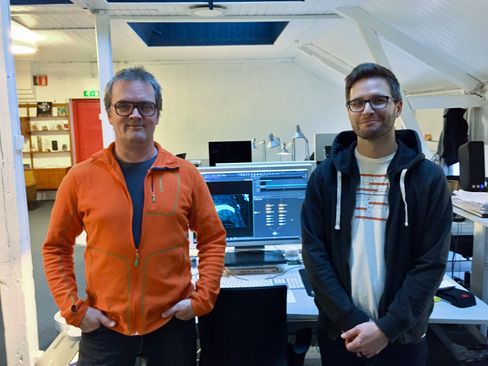 Franck og Bonsak har lang erfaring med dataanimasjon. Det trengs skikkelig maskinvare for å utføre jobben.