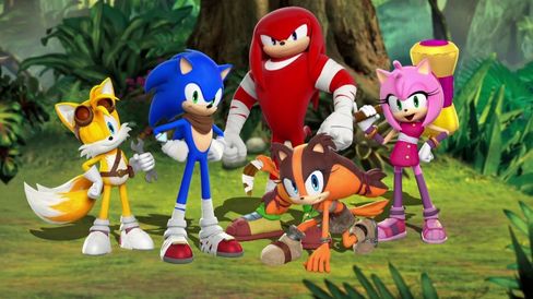 Klassebilde anno 2014. Sonic Boom prøvde nye design for heltene våre. Det gikk kanskje verst utover Knuckles.