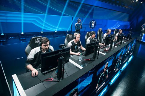 H2k-Gaming under kvartfinalen mot Albus NoX Luna.