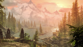 Skyrim: Special Edition blir lekre saker. Skjermbildet er hentet fra Bethesdas nye trailer.