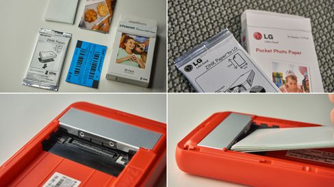 Det finnes en del forskjellige typer ZINK-papir, men Polaroid sitt eget er artigst.
