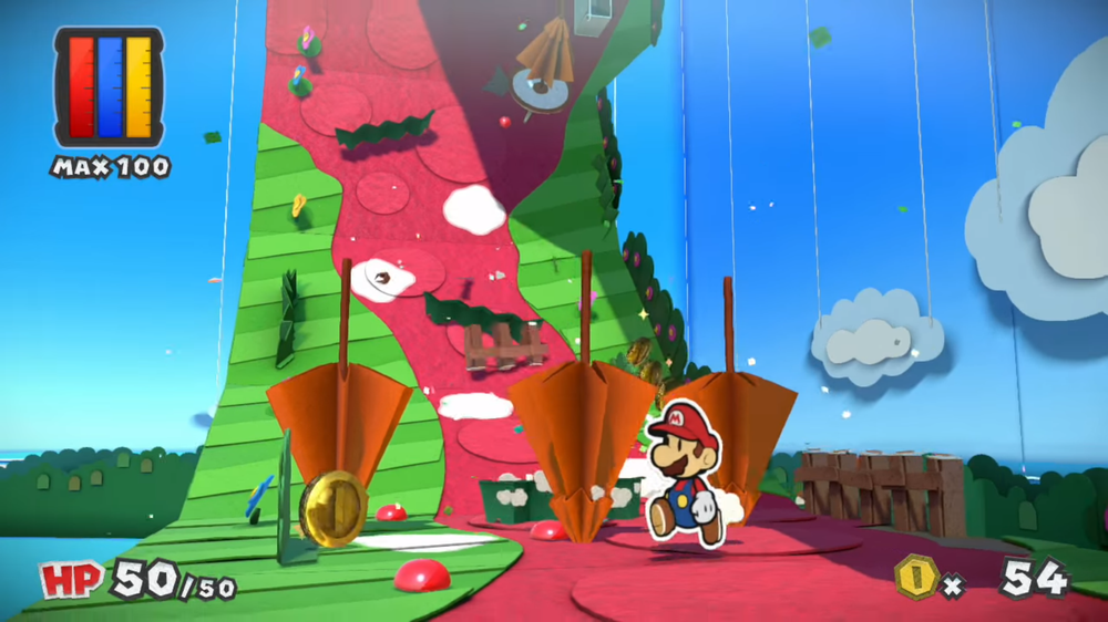 Paper Mario Color Splash er ganske så fargerikt.