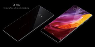 Den kantløse skjermen i nylanserte Xiaomi Mi Mix strekker seg hele veien opp og dekker neste hele fronten av telefonen, mye takket være norskutviklet sensorteknologi.