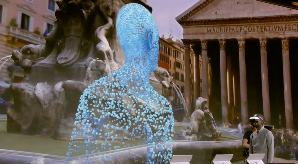 Her er en VR-variant av Pantheon i Roma.