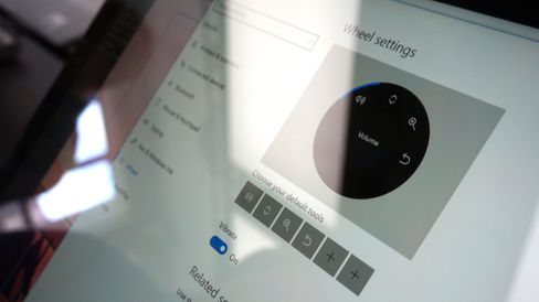 Windows har fått en egen valgmeny for Surface Dial.
