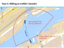 Radar og kamerasystemer skal i vinter stå på land og kartlegge trafikken.