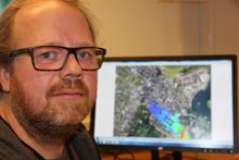 Regnemester: Kjernefysiker Thomas Vik ved FFI har ledet prosjektet med å beregne fiktive gassutslipp fra Borregaard.