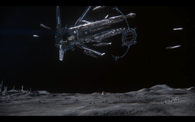 Teaseren viser oss også fartøyet man disponerer i Mass Effect: Andromeda.
