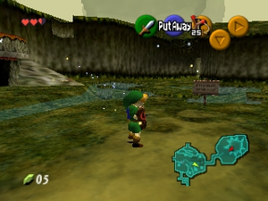 Slik så The Legend of Zelda: Ocarina of Time ut på Nintendo 64.
