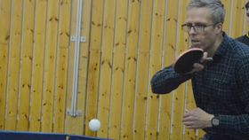 AKTIV: : Thorfinnur Gudmundsson i Oppegård IL håper enda flere er klare for å prøve bordtennis.