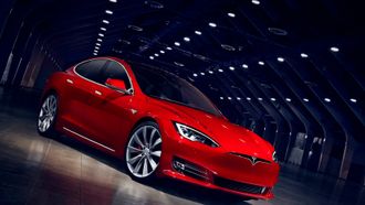 En Tesla Model S har et batteri bestående av mange tusen litiumion-celler.