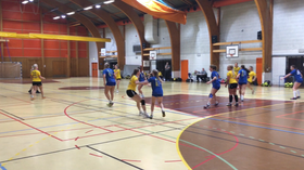 I SIGET: Oppegård 2-damene er optimistiske etter forrige kamp, hvor det ble en brakseier!