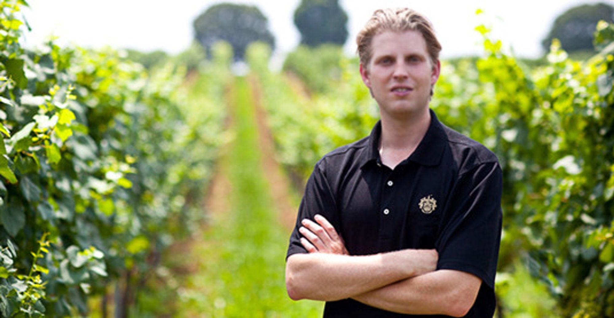Eric Trump er sjefen for Trumps vingård.