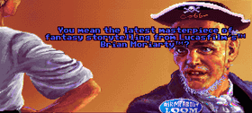 Litt intern markedsføring i The Secret of Monkey Island.