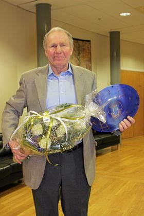 STÅR PÅ FOR ANDRE: Frank Westgaards utrettelige innsats for lokalsamfunnet ble hedret i 2013.