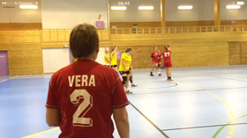 KJEMPET HARDT OG VANT: Oppegård 2 imponerte i Siggerudhallen i går!