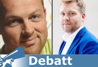 Christer Gundersen (til venstre) og Alek Tarkowsky.