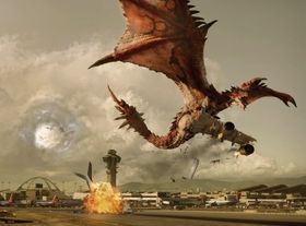 Konseptkunst frå Monster Hunter-filmen.