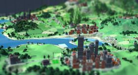Utviklerne har kanskje gått litt amok med tilt shift-effekten.