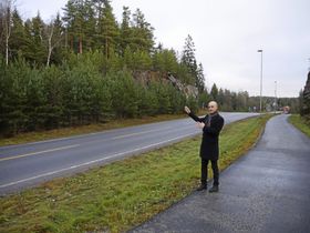 KLAR FOR Å BYGGE: Kim Andre Moe, prosjektleder i JM Norge AS, er klar for å sette i gang med prosjektet.